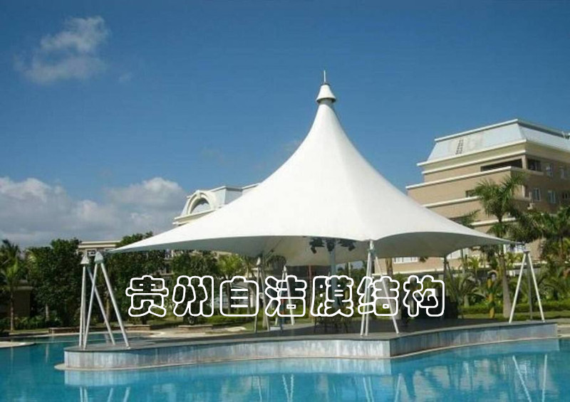 游泳池膜结构遮阳棚